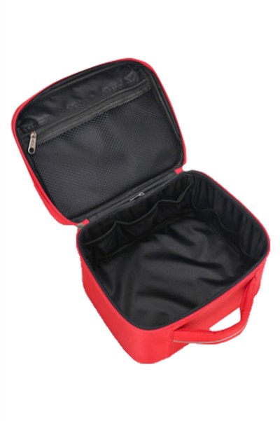 SKFAK017 custom-made home first aid kit design reflective strip first aid kit supplier comfortable portable first aid kit outdoor home car emergency kit portable first aid kit orange red side view
